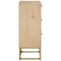 Cómoda madera maciza de mango y hierro 55x30x76 cm de , Taquillas y armarios de almacenamiento - Ref: Foro24-372021, Precio: ...