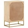 Cómoda madera maciza de mango y hierro 55x30x76 cm de , Taquillas y armarios de almacenamiento - Ref: Foro24-372021, Precio: ...