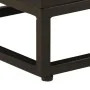 Mueble de TV madera maciza de mango y hierro negro 110x30x40 cm de , Almacenamiento para CD y DVD - Ref: Foro24-372002, Preci...