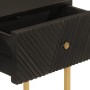 Mesa consola madera maciza de mango y hierro negro 90x30x76 cm de , Mesas auxiliares - Ref: Foro24-372028, Precio: 191,18 €, ...