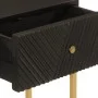Mesa consola madera maciza de mango y hierro negro 90x30x76 cm de , Mesas auxiliares - Ref: Foro24-372028, Precio: 187,96 €, ...