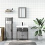 Set de muebles de baño 3 pzas madera contrachapada gris sonoma de , Muebles de baño - Ref: Foro24-3214818, Precio: 152,44 €, ...