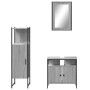 Set de muebles de baño 3 pzas madera contrachapada gris sonoma de , Muebles de baño - Ref: Foro24-3214818, Precio: 152,44 €, ...