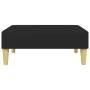 Sofá cama de 2 plazas con almohadas y taburete tela negro de , Sofás - Ref: Foro24-3216257, Precio: 312,58 €, Descuento: %