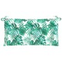 Cojín banco de jardín tela Oxford estampado hojas 100x50x7 cm de , Cojines para sillas y sofás - Ref: Foro24-378930, Precio: ...