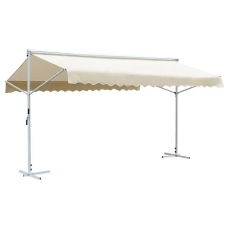 Toldo de pie independiente color crema 600x300 cm de vidaXL, Sombrillas - Ref: Foro24-145884, Precio: 346,70 €, Descuento: %