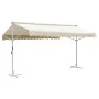 Toldo de pie independiente color crema 600x300 cm de vidaXL, Sombrillas - Ref: Foro24-145884, Precio: 346,70 €, Descuento: %