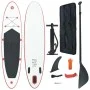 Red and white inflatable SUP paddle surf board set by vidaXL, Paddleboards - Ref: Foro24-92201, Price: 192,26 €, Discount: %
