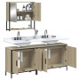 Set de muebles de baño 3 pzas madera contrachapada roble Sonoma de , Muebles de baño - Ref: Foro24-3214671, Precio: 173,88 €,...