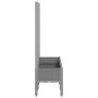 Jardinera con enrejado PP gris claro 120x40x142 cm de , Maceteros y jardineras - Ref: Foro24-367927, Precio: 96,51 €, Descuen...