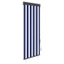 Estor enrollable de exterior azul y blanco 60x250 cm de vidaXL, Persianas y estores - Ref: Foro24-145943, Precio: 38,68 €, De...