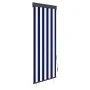 Estor enrollable de exterior azul y blanco 60x250 cm de vidaXL, Persianas y estores - Ref: Foro24-145943, Precio: 38,16 €, De...