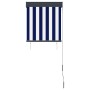 Estor enrollable de exterior azul y blanco 60x250 cm de vidaXL, Persianas y estores - Ref: Foro24-145943, Precio: 38,68 €, De...