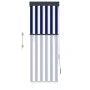 Estor enrollable de exterior azul y blanco 60x250 cm de vidaXL, Persianas y estores - Ref: Foro24-145943, Precio: 38,16 €, De...