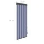 Estor enrollable de exterior azul y blanco 60x250 cm de vidaXL, Persianas y estores - Ref: Foro24-145943, Precio: 38,16 €, De...