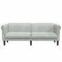 Sofá de 3 plazas terciopelo gris claro de , Sofás - Ref: Foro24-372585, Precio: 222,65 €, Descuento: %