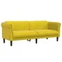 Yellow velvet 3-seater sofa by , Sofas - Ref: Foro24-372591, Price: 268,55 €, Discount: %