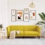 Yellow velvet 3-seater sofa by , Sofas - Ref: Foro24-372591, Price: 268,55 €, Discount: %