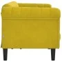 Yellow velvet 3-seater sofa by , Sofas - Ref: Foro24-372591, Price: 268,55 €, Discount: %