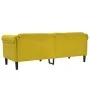 Yellow velvet 3-seater sofa by , Sofas - Ref: Foro24-372591, Price: 268,55 €, Discount: %