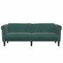 Sofá de 3 plazas terciopelo verde oscuro de , Sofás - Ref: Foro24-372587, Precio: 269,25 €, Descuento: %