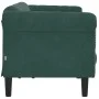 Sofá de 3 plazas terciopelo verde oscuro de , Sofás - Ref: Foro24-372587, Precio: 266,38 €, Descuento: %