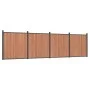 Braunes WPC-Zaunelement 699 x 186 cm von , Zaunpaneele - Ref: Foro24-3282801, Preis: 1,00 €, Rabatt: %