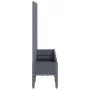 Jardinera con enrejado PP gris 160x40x142 cm de , Maceteros y jardineras - Ref: Foro24-367931, Precio: 123,14 €, Descuento: %