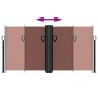 Toldo lateral retráctil marrón 120x600 cm de , Sombrillas - Ref: Foro24-4004599, Precio: 122,96 €, Descuento: %