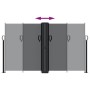 Toldo lateral retráctil negro 140x600 cm de , Sombrillas - Ref: Foro24-4004609, Precio: 120,07 €, Descuento: %