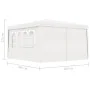 Carpa profesional para fiestas con paredes blanco 90 g/m² 4x4 m de vidaXL, Carpas y cenadores - Ref: Foro24-48525, Precio: 11...