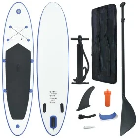Set de tabla inflable de paddle surf SUP azul y blanco de vidaXL, Paddleboards - Ref: Foro24-92202, Precio: 192,16 €, Descuen...