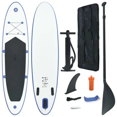 Blue and white inflatable paddle surf SUP board set by vidaXL, Paddleboards - Ref: Foro24-92202, Price: 192,16 €, Discount: %