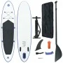 Blue and white inflatable paddle surf SUP board set by vidaXL, Paddleboards - Ref: Foro24-92202, Price: 192,16 €, Discount: %