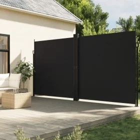Toldo lateral retráctil negro 200x600 cm de , Sombrillas - Ref: Foro24-4004654, Precio: 157,13 €, Descuento: %