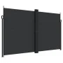 Black retractable side awning 200x600 cm by , Umbrellas - Ref: Foro24-4004654, Price: 157,13 €, Discount: %