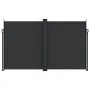 Black retractable side awning 200x600 cm by , Umbrellas - Ref: Foro24-4004654, Price: 157,13 €, Discount: %