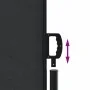 Black retractable side awning 200x600 cm by , Umbrellas - Ref: Foro24-4004654, Price: 157,13 €, Discount: %