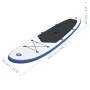 Blue and white inflatable paddle surf SUP board set by vidaXL, Paddleboards - Ref: Foro24-92202, Price: 192,16 €, Discount: %