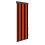 Estor enrollable de exterior naranja y marrón 60x250 cm de vidaXL, Persianas y estores - Ref: Foro24-145948, Precio: 31,74 €,...