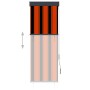 Estor enrollable de exterior naranja y marrón 60x250 cm de vidaXL, Persianas y estores - Ref: Foro24-145948, Precio: 31,74 €,...