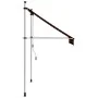 Toldo manual retráctil naranja y marrón 150 cm de vidaXL, Toldos - Ref: Foro24-145835, Precio: 74,67 €, Descuento: %