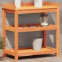 Mesa plantación con estantes madera pino marrón 82,5x45x86,5 cm de , Soportes para macetas - Ref: Foro24-844638, Precio: 82,8...