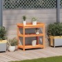Mesa plantación con estantes madera pino marrón 82,5x45x86,5 cm de , Soportes para macetas - Ref: Foro24-844638, Precio: 82,8...