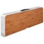 Mesa de camping plegable con 2 bancos aluminio marrón de vidaXL, Mobiliario de camping - Ref: Foro24-48182, Precio: 100,37 €,...