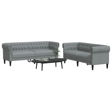 2-piece sofa set light gray fabric by , Sofas - Ref: Foro24-3209200, Price: 499,68 €, Discount: %