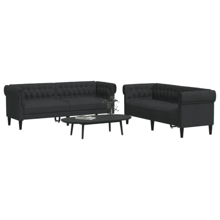 2-piece black fabric sofa set by , Sofas - Ref: Foro24-3209202, Price: 589,48 €, Discount: %
