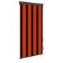 Estor enrollable de exterior naranja y marrón 80x250 cm de vidaXL, Persianas y estores - Ref: Foro24-145954, Precio: 39,46 €,...