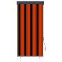 Estor enrollable de exterior naranja y marrón 80x250 cm de vidaXL, Persianas y estores - Ref: Foro24-145954, Precio: 39,46 €,...