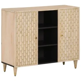 Armario auxiliar madera maciza de mango 90x33x75 cm de , Aparadores - Ref: Foro24-358276, Precio: 147,92 €, Descuento: %